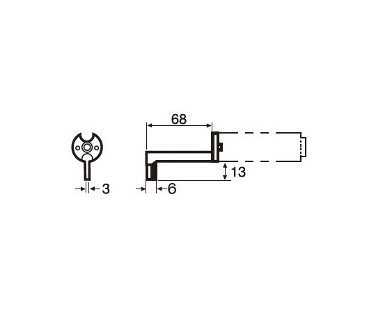 ノーズピース（穴深溝測定）