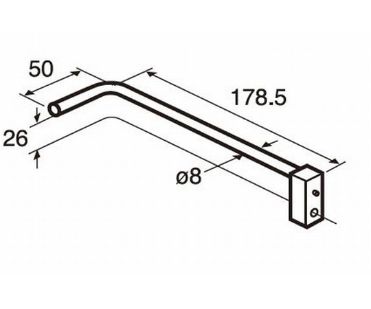 アーム（オフセット測定）　最高倍率×100　オフセット50mm