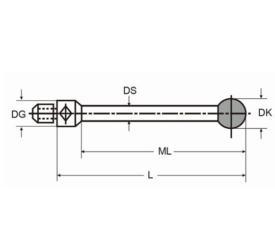 M3　ボールスタイラス（サーモフィット、ルビーボール）