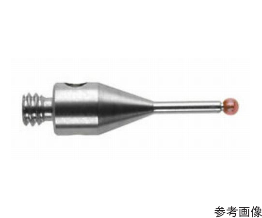 ルビーボールスタイラス（ステンレスシャフト）　全長10mm　先端径φ2