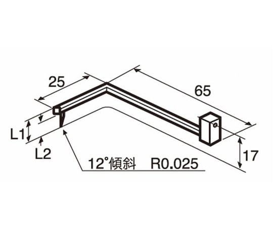 64-8962-41 輪郭用触針（一般オフセット測定） 先端長さ5mm DM45517