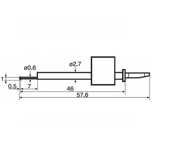 S-CREST/S5000/S3000/SNEX用差し替え測定子（極小穴用測定子）