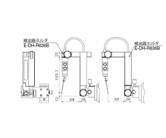RONDCOM用検出器ホルダ　R31、R41、R43用