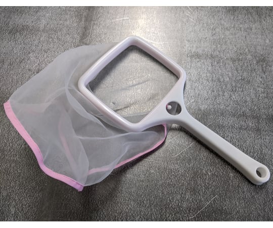 ポリエステル製プランクトン採取用ネット　円柱型　目開き200μ