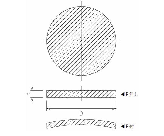 ガラスフィルター　Φ150　並目　10枚入