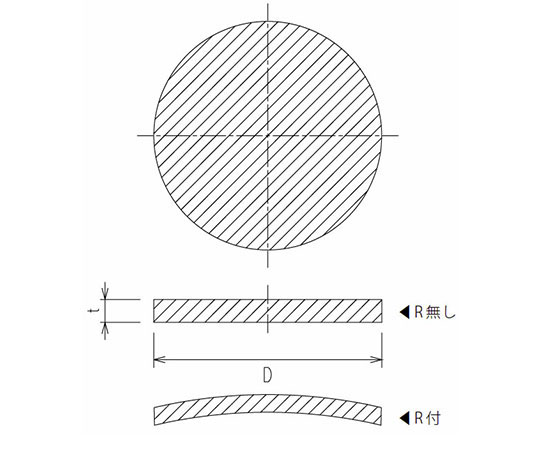 ガラスフィルター　Φ180　並目　10枚入