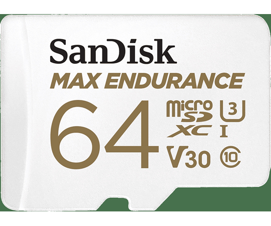 MAX Endurance高耐久 microSDHC カード64GB SDSQQVR-064G-JN3ID