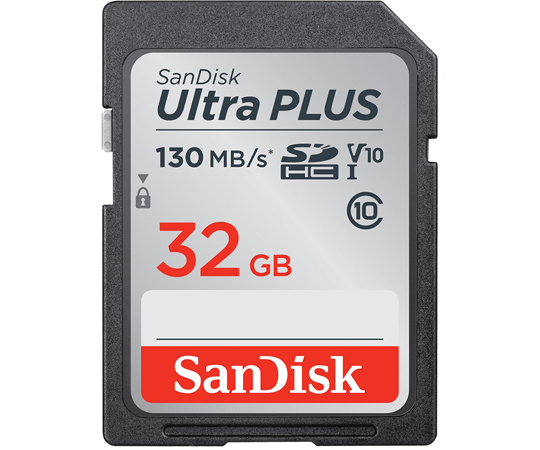 ウルトラ プラス SDXCカード UHS-I 32GB SDSDUW3-032G-JNJIN