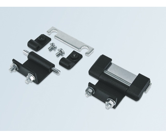 ヒンジ　3D　ねじ止めヒンジ　ブラック