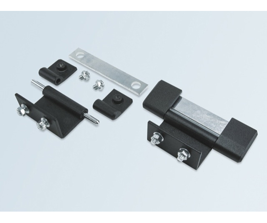 ヒンジ　3D　ねじ止めヒンジ　ブラック