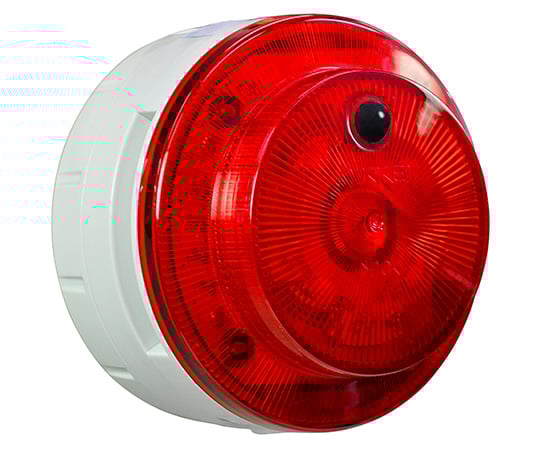 音声報知器Φ100　ニコUFO　myubo　人感センサー　赤色　DC5V