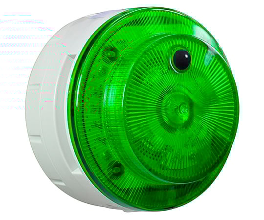 音声報知器Φ100　ニコUFO　myubo　人感センサー　緑色　DC5V