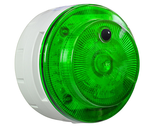 音声報知器Φ100　ニコUFO　myubo　人感センサー　緑色　DC12～48V