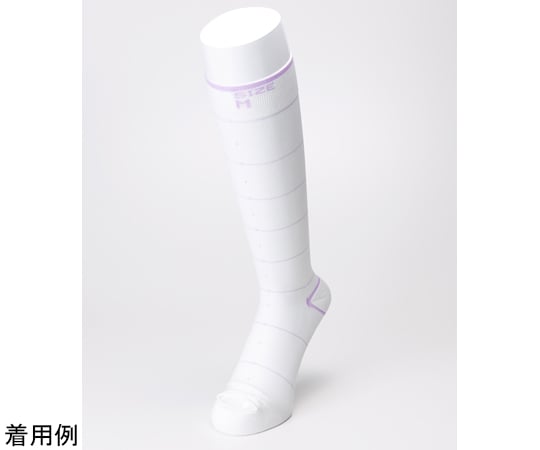 ソックスフォーDVT　両足点線タイプ　M