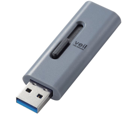 64-9094-89 出産祝いなども豊富 USBメモリー USB3.2 Gen1 対応 MF-SLU3032GGY スライド式 最大70%OFFクーポン 32GB グレー