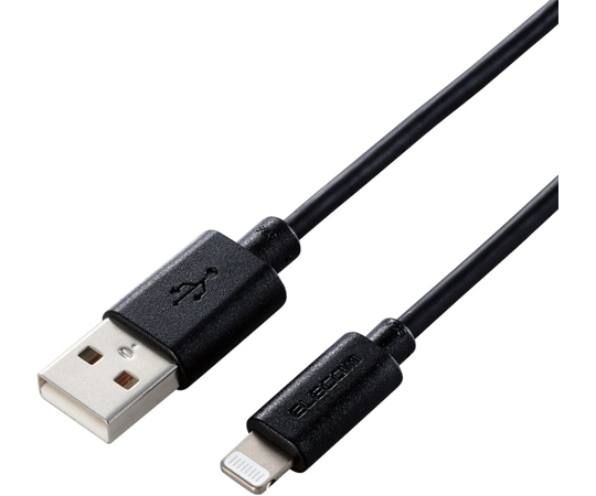 Lightningケーブル　スタンダード　0.5m　ブラック