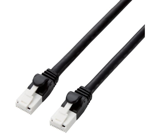 LANケーブル　PS5対応　CAT6A　爪折れ防止　1.0m　ブラック