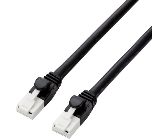 LANケーブル　PS5対応　CAT6A　爪折れ防止　5.0m　ブラック