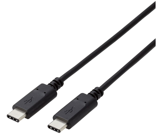 64-9096-14 USB2.0ケーブル PS5対応 人気ブランドの新作 C-Cタイプ ノーマル 2.0m 話題の行列 GM-U2CCC20BK ブラック