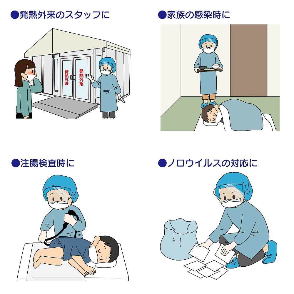 64-9098-58 感染防護基本セット スタンダード 077462