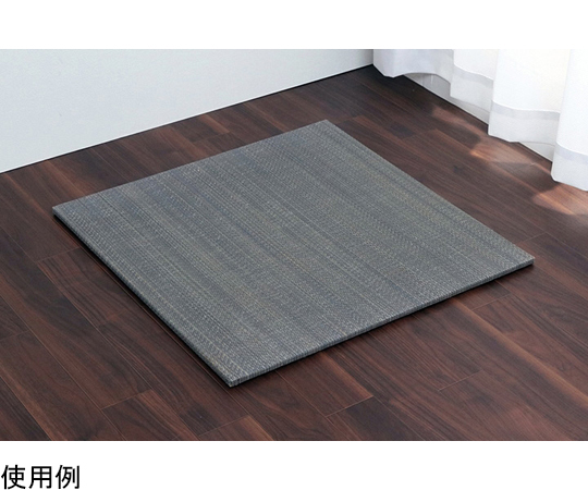 い草　置き畳　無地調　シンプル　モダン　シック　縁無し　約70×70×1.5cm　単品　グレー　1040150130407