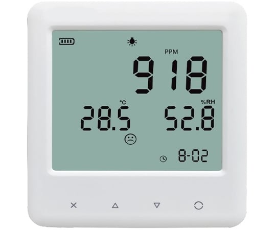64-9182-43 TOSHIN 二酸化炭素濃度計 温湿度計（記録機能付） WD-AM01