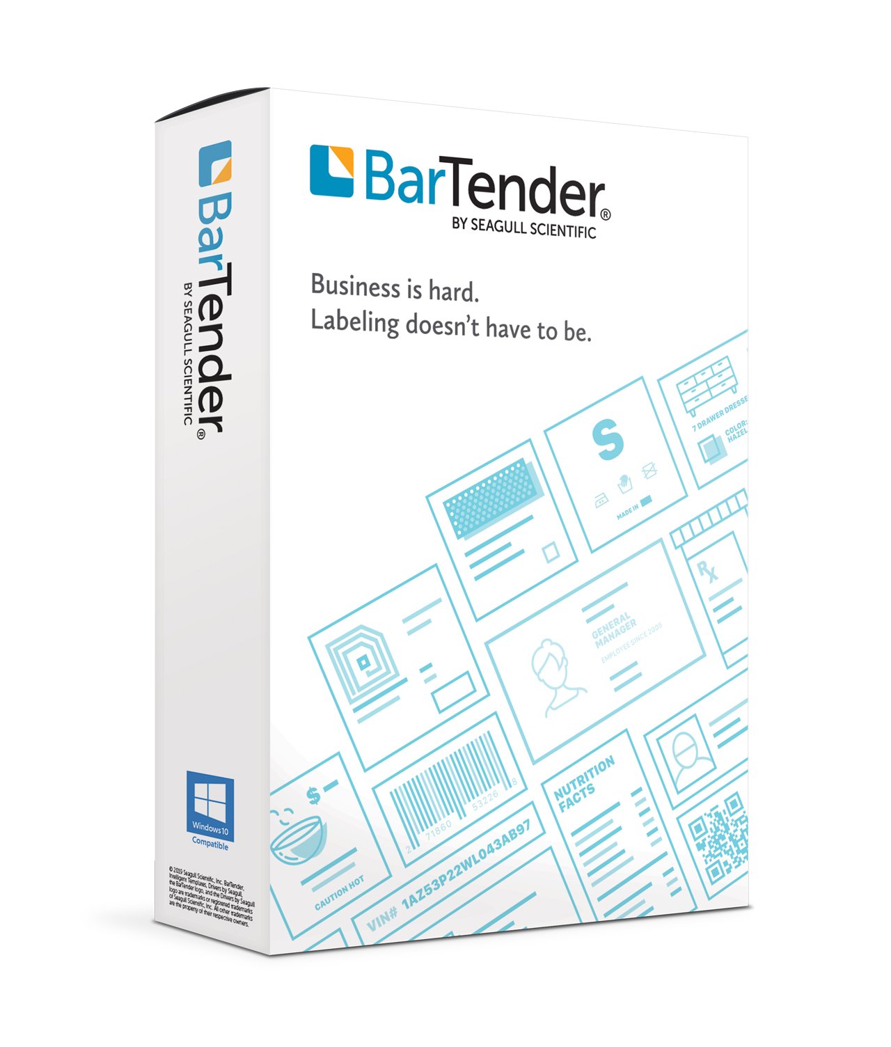 BarTender Starter版 アプリケーションライセンス+1プリンターライセンス BTS-1