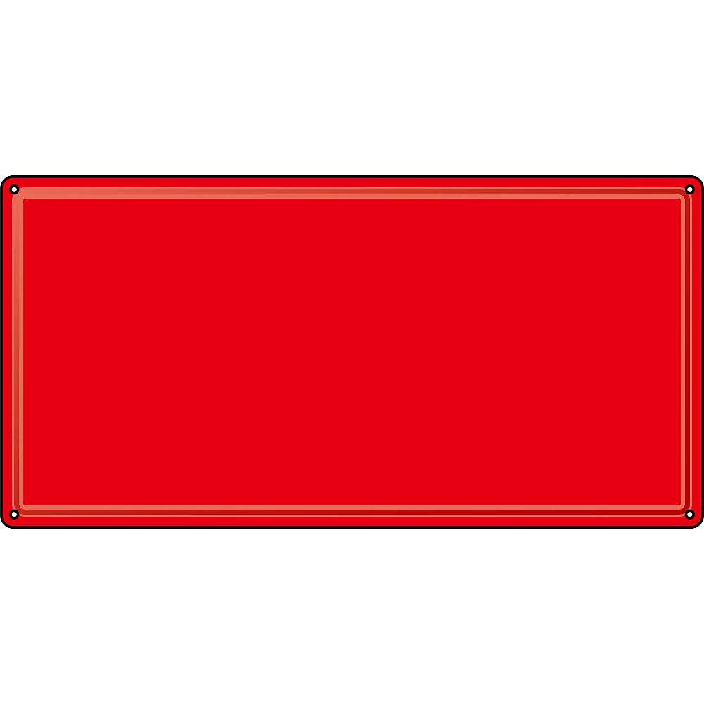 消防・危険物標識 ステンレス無地板 KHY-SS 赤 300×600×0.5mm 明治山型 055602