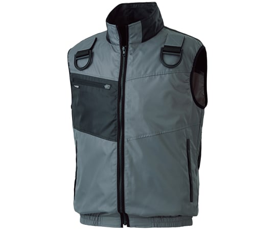 ハーネス対応ファン取付可能ウェア　グレー　L