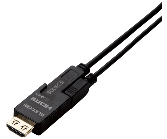ELECOM　長尺HDMIケーブルDH-HDLOB30BK HDMI(R)ケーブル(4K60Hz対応/長尺/AOCケーブル/HEC非対応) - DH