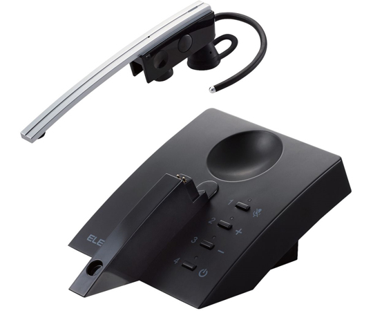 64-9335-23 ノイズキャンセル対応 LBT-HSC50PCSV アズワン Bluetooth片耳ヘッドセット コントローラー内蔵充電ドック付 限定品人気