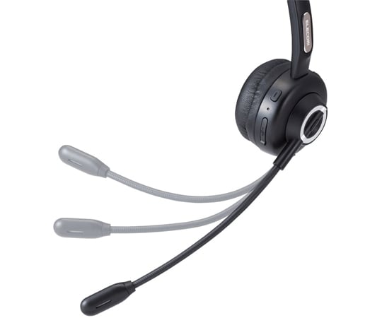 64-9335-25 充電台付 ブラック LBT-HSOH11PCBK アズワン Bluetooth片耳ヘッドセット オーバーヘッドタイプ 特価定番