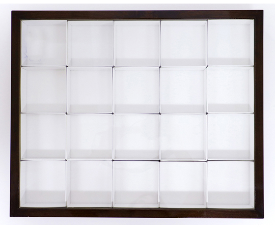 ペフなしドイツ箱　紙ユニット（20個セット）　N60　ホウ材　UVガラス