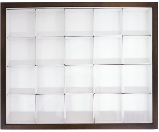 ペフなしドイツ箱（紙ユニット20個入り）　5箱セット　N60　ほう材　UVガラス