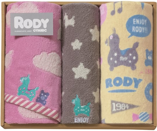 Rodyフェイスタオル2枚・タオルハンカチ