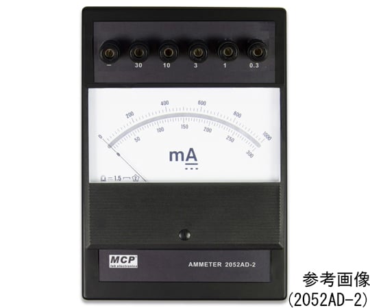 DC電流計　±0.3/1/3/10/30　mA　（中央零位）
