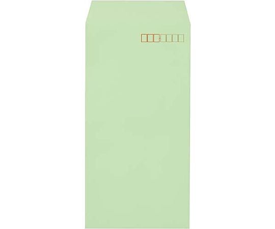 オリジナルソフトカラー封筒 長3 ウグイス100枚