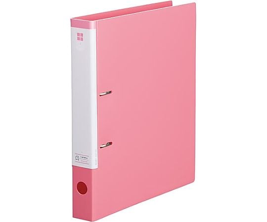 Dリングファイル背幅42mm A4縦ピンク