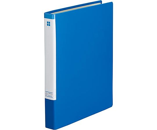 リングファイル貼り表紙A4縦背幅35mm 青