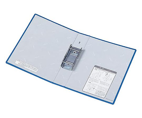 パイプ式ファイル片開銀A4縦 背幅95mm