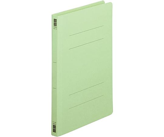 フラットファイル樹脂とじ具 B5縦 緑 10冊 5208-3600