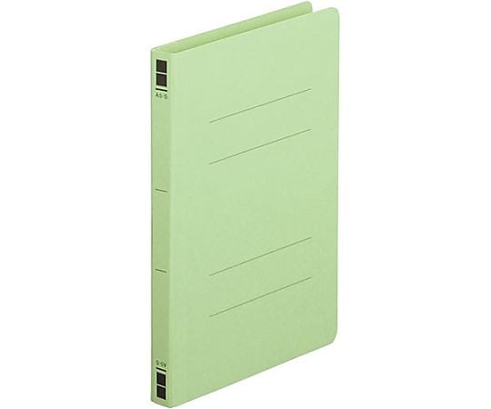 フラットファイル樹脂とじ具 A5縦 緑 10冊 5208-3655