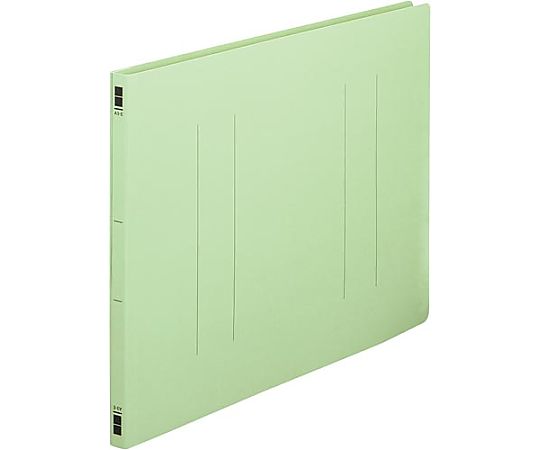 フラットファイル樹脂とじ具 A3横 緑 10冊 5208-3754