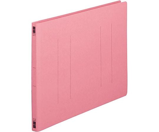 フラットファイル樹脂とじ具 B4横 桃 10冊