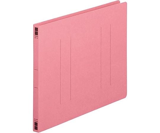 フラットファイル樹脂とじ具 A4横 桃 10冊