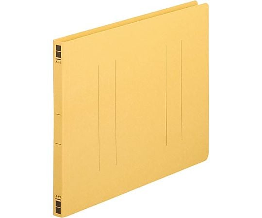 フラットファイル樹脂とじ具 A4横 黄 10冊