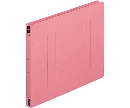 フラットファイル樹脂とじ具 B5横 桃 10冊