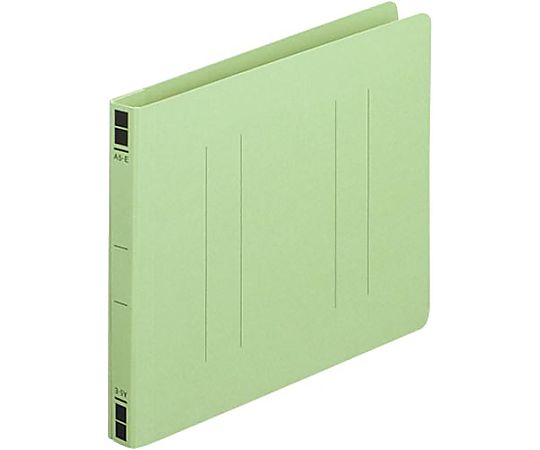 フラットファイル樹脂とじ具 A5横 緑 10冊