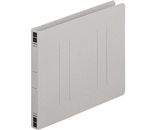 フラットファイル樹脂とじ具 A5横 灰 10冊