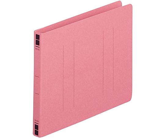 フラットファイル樹脂とじ具 A5横 桃 10冊